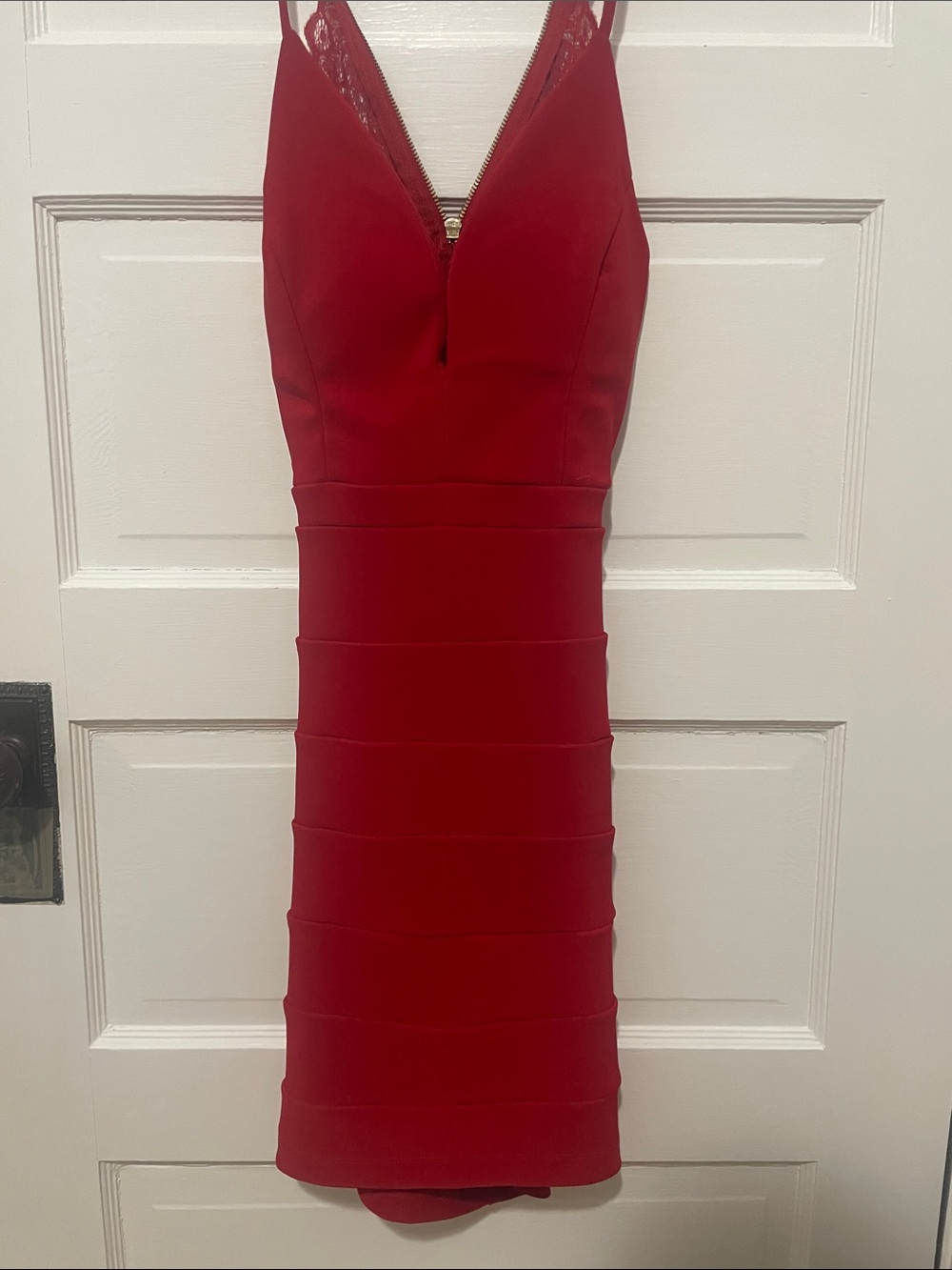 Emerald Sundae Vibrant Red Dress